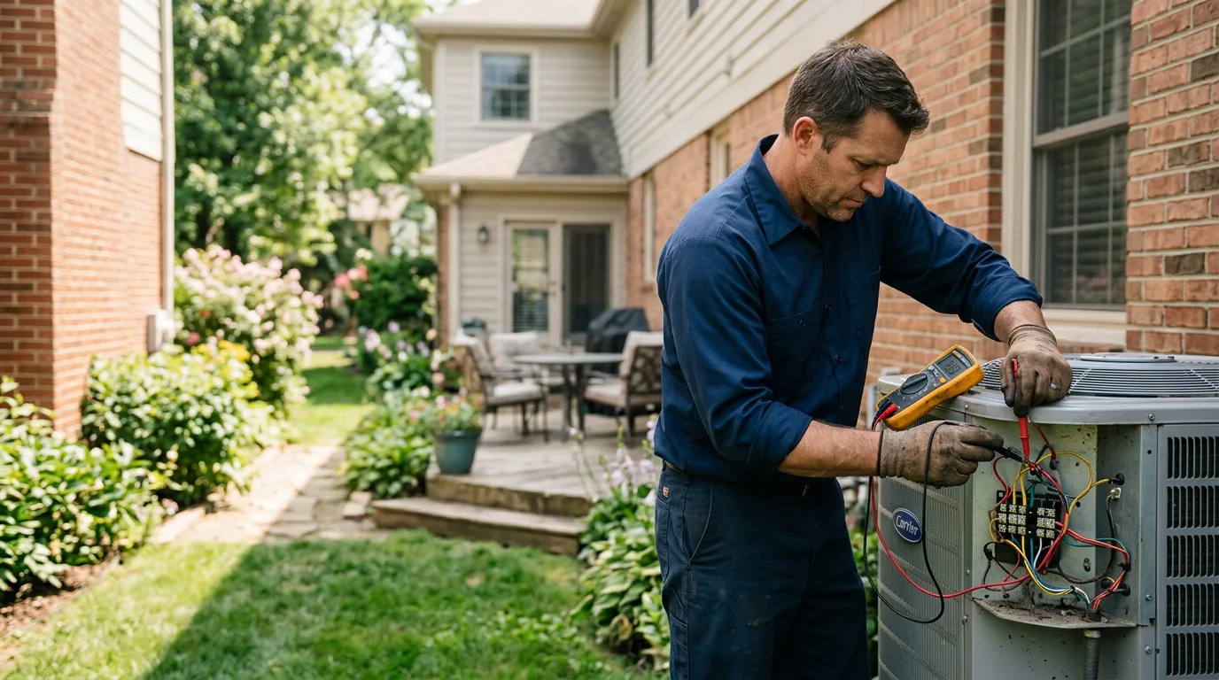 HVAC technician working near Royal Oak, MI